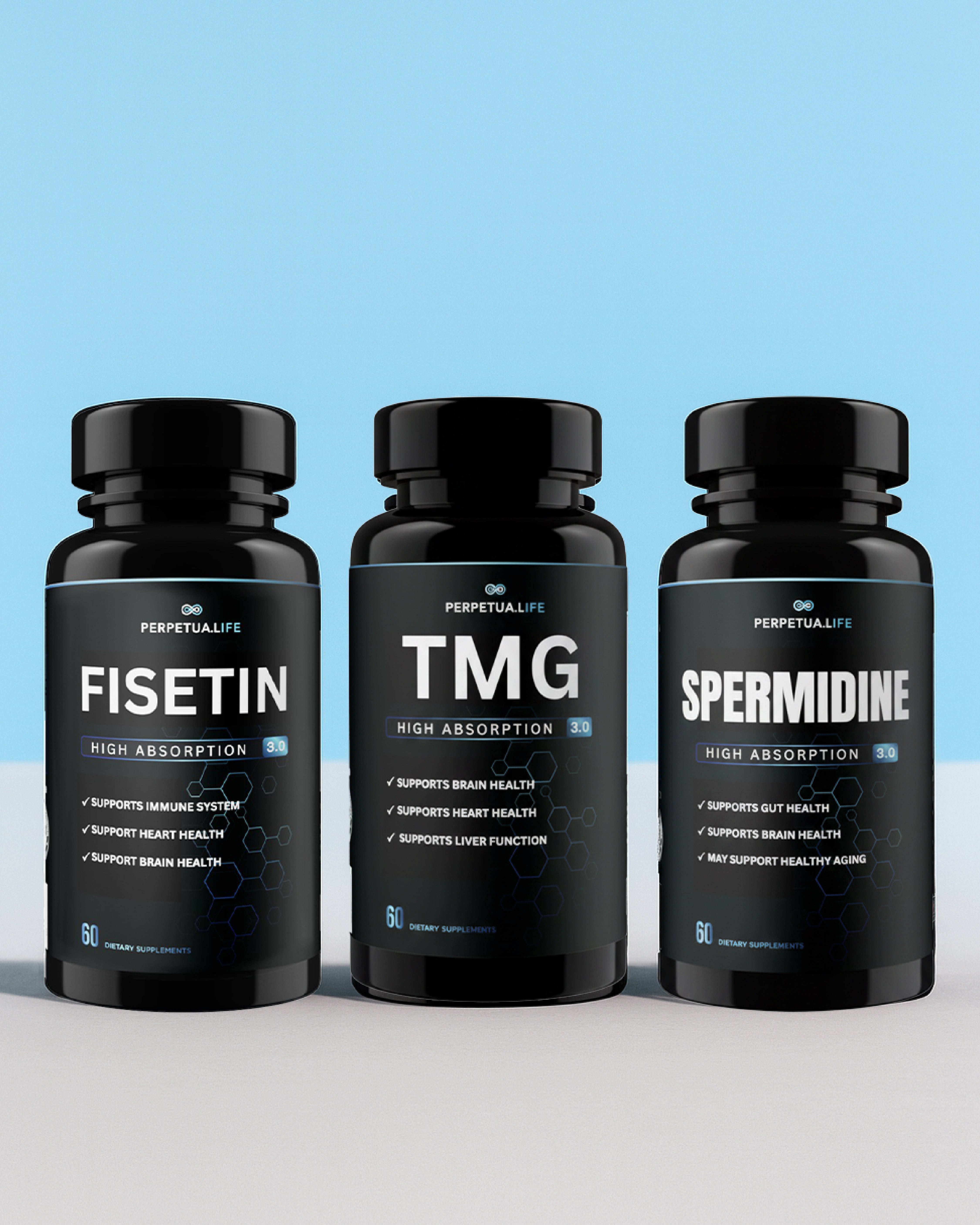 Detox Shield Bundle | TMG + SPERMIDINE + FISETIN