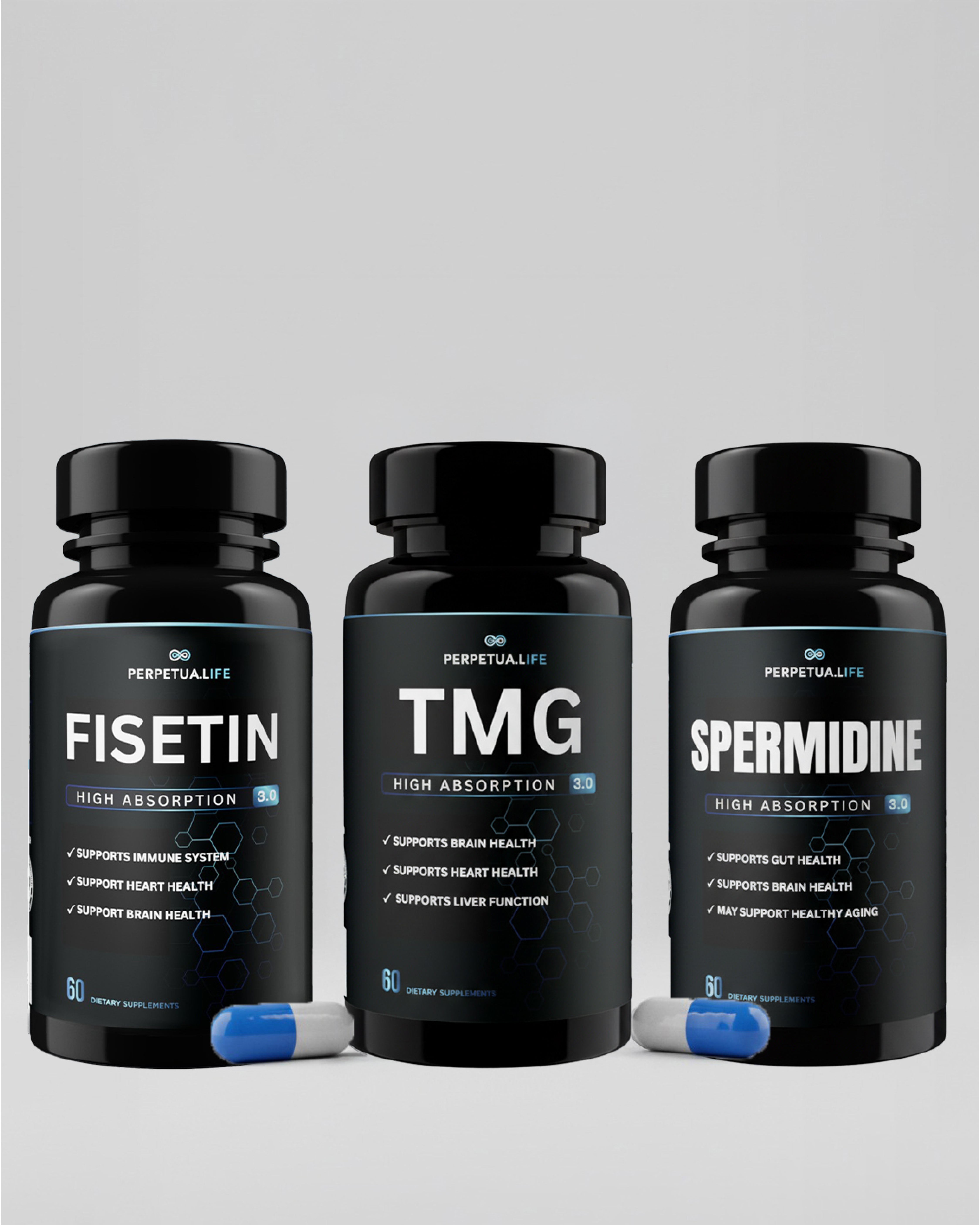 Detox Shield Bundle | TMG + SPERMIDINE + FISETIN
