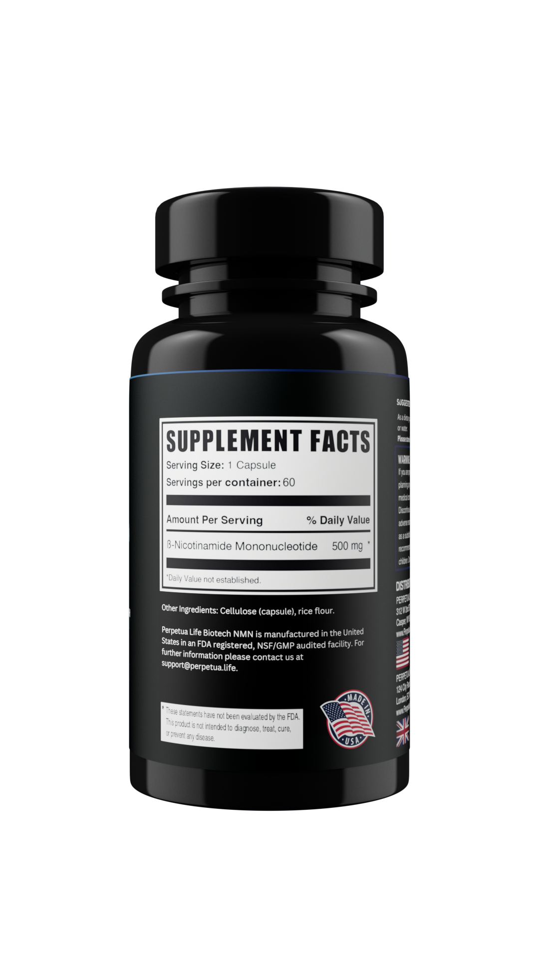 NMN 500mg Capsules – NAD+ Booster