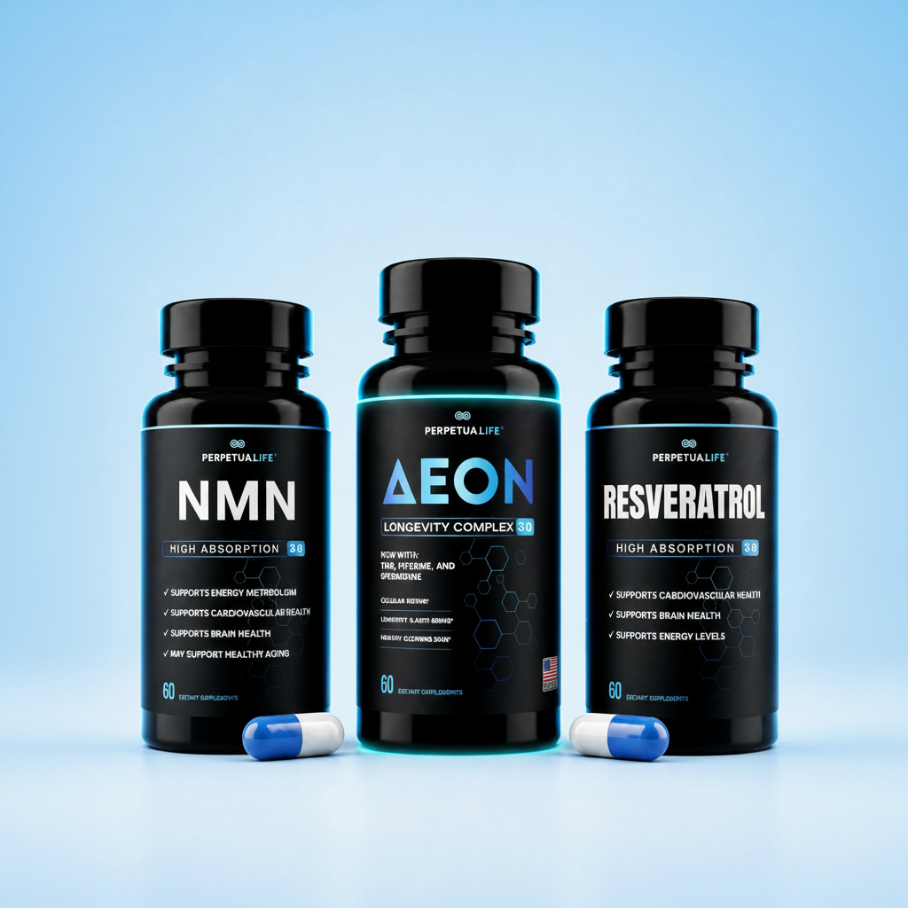 Super 3 Longevity Bundle | Aeon + NMN + Resveratrol