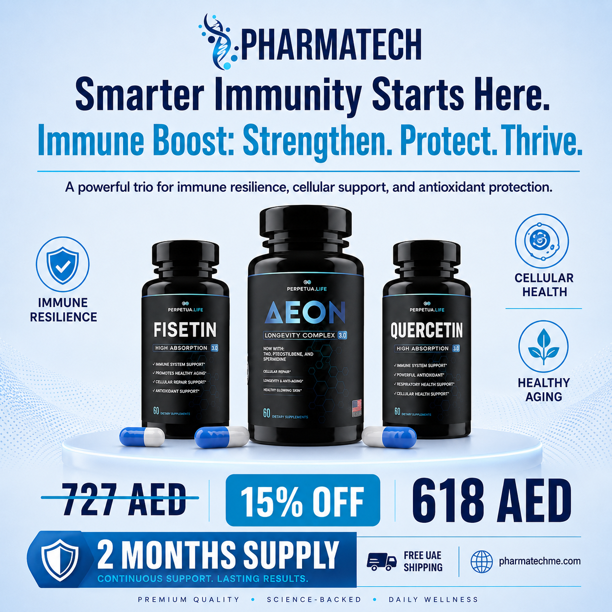 Immune Boost Bundle | Aeon + Fisetin + Quercetin