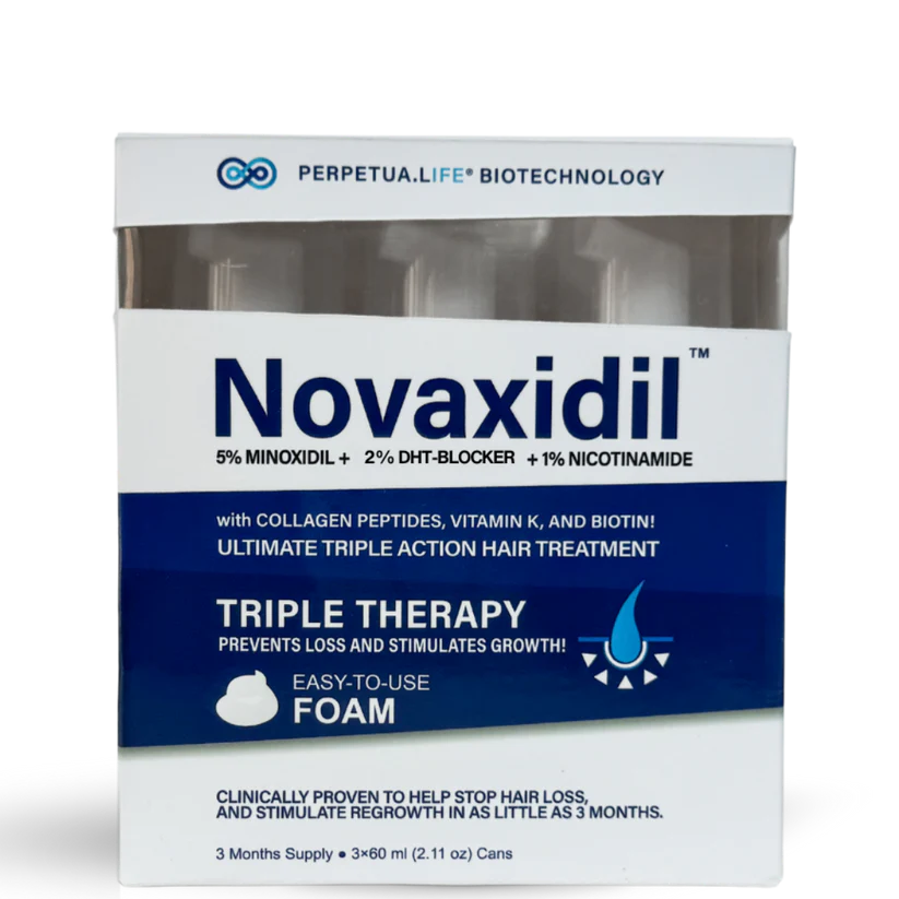 Novaxidil Triple Therapy Hair Regrowth Foam