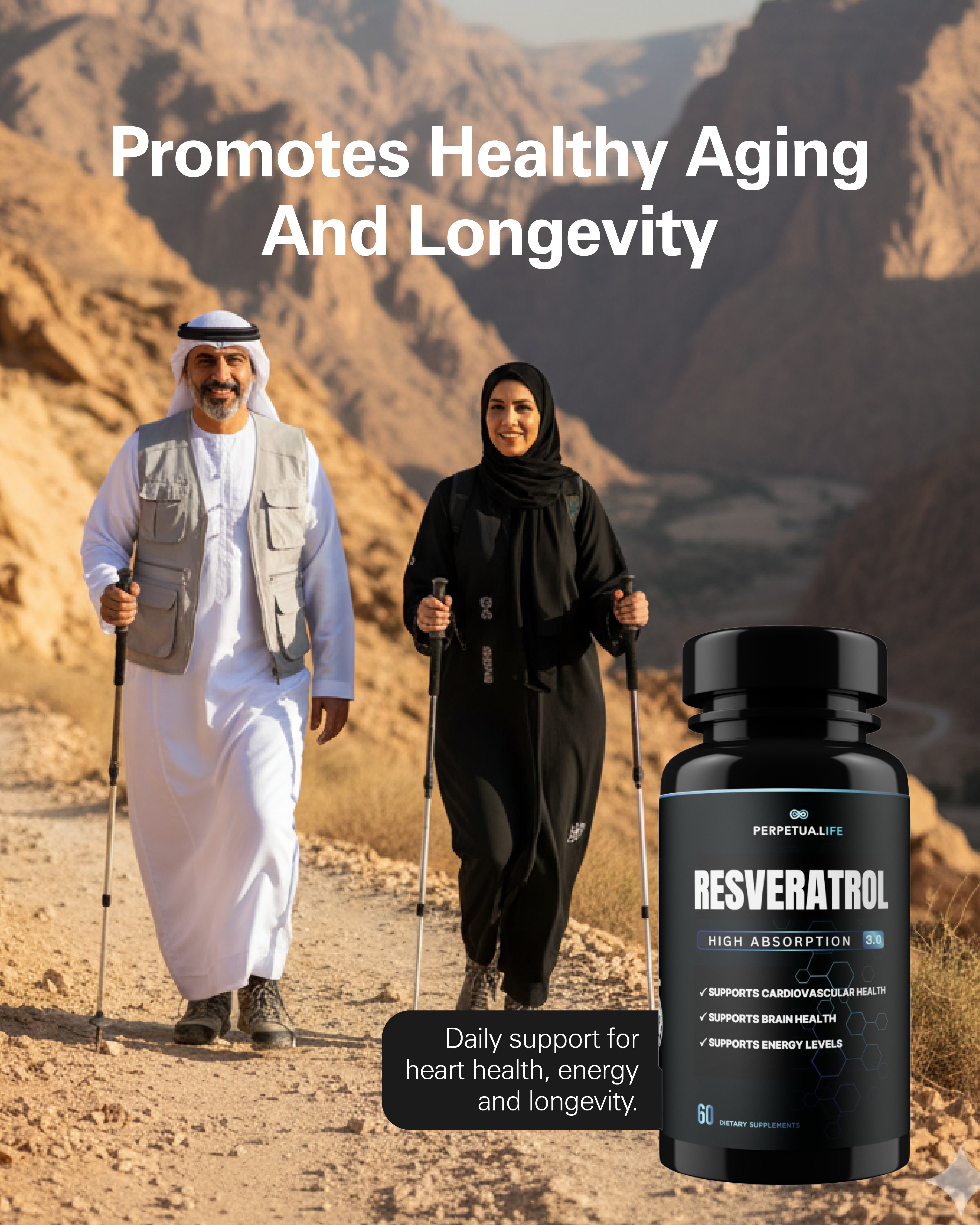 Resveratrol 500MG – Antioxidant for Longevity
