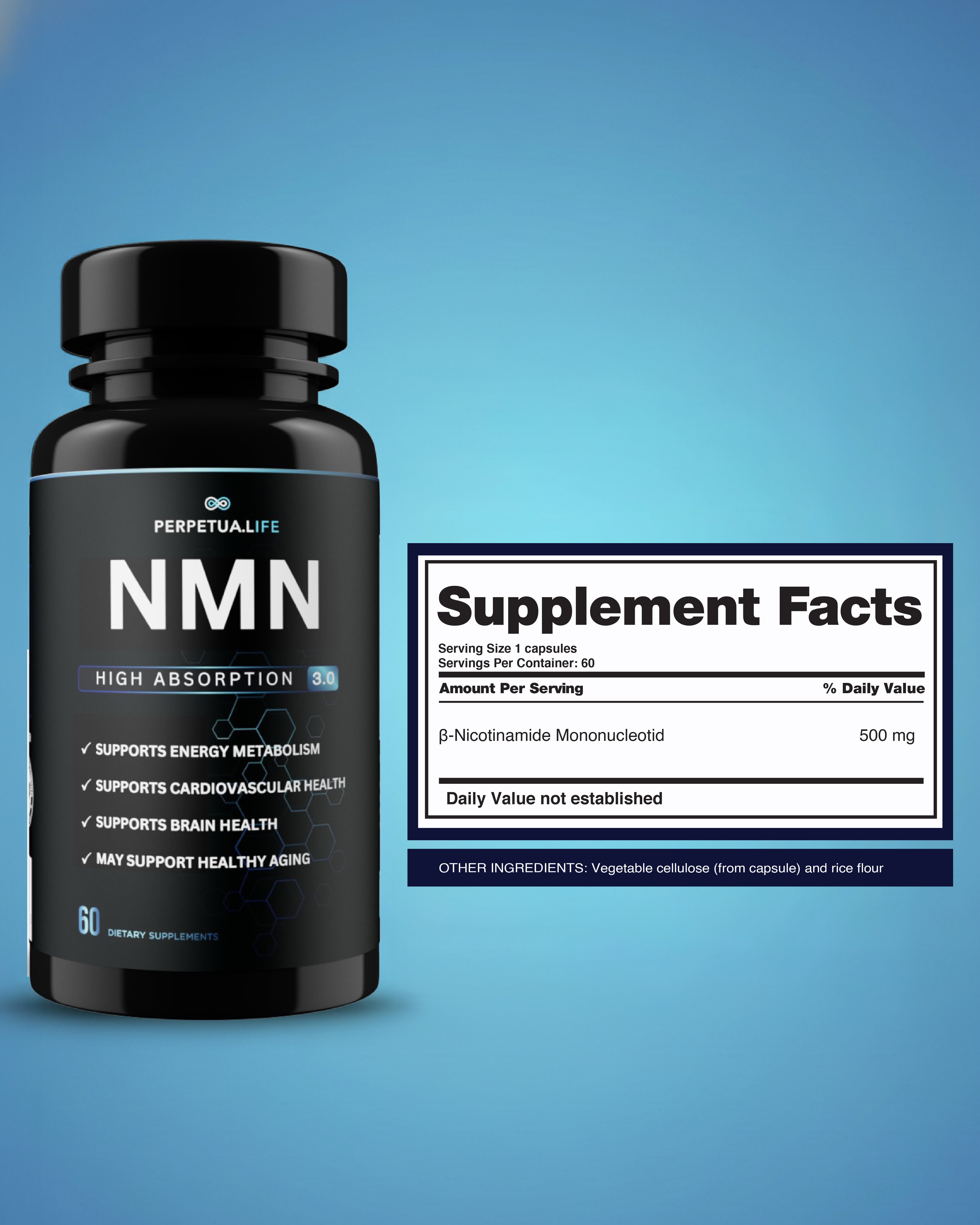 NMN 500MG Capsules – NAD+ Booster