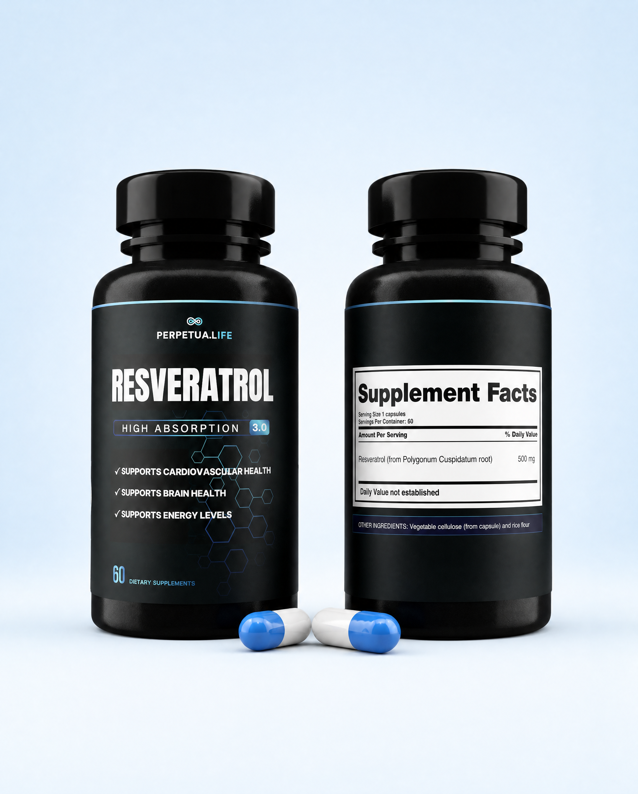 Resveratrol 500MG – Antioxidant for Longevity