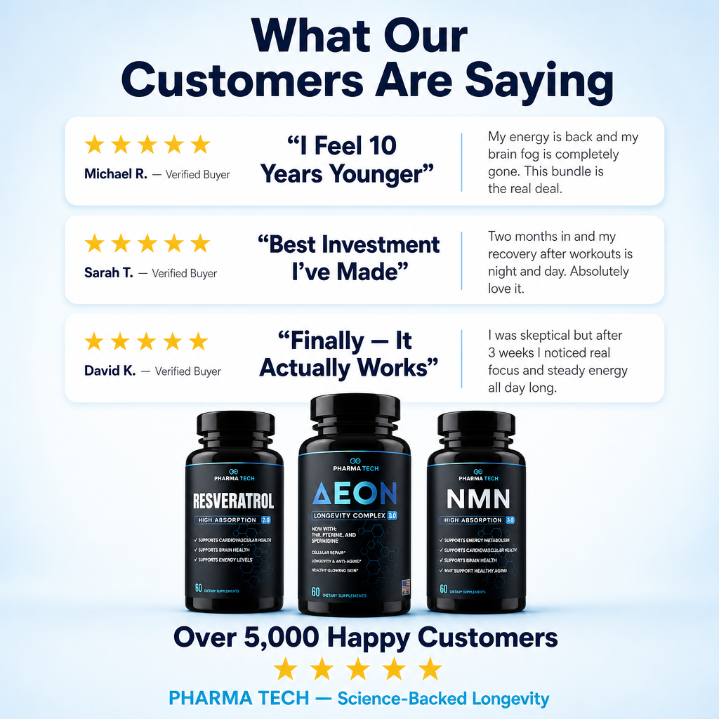 Super 3 Longevity Bundle | Aeon + NMN + Resveratrol